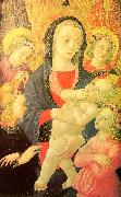 Castello Nativity, Master of the The Virgin Child Surrounded by Four Angels china oil painting reproduction